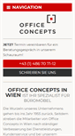 Mobile Screenshot of officeconcepts.at